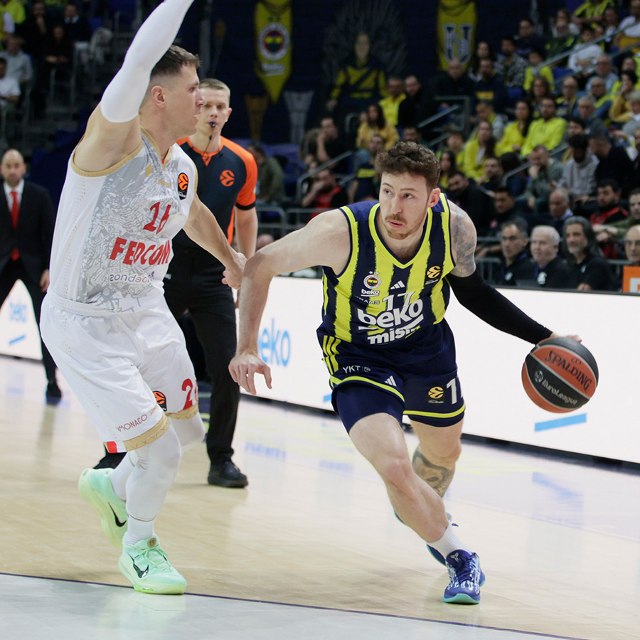 Fenerbahçe Beko AS Monaco'yu rahat geçti! Euroleague'de 30 haftada 22. galibiyet