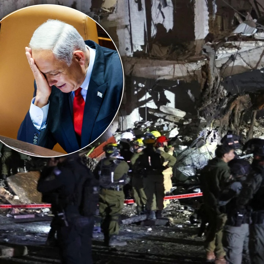 İsrail'de halk telaşta, Netanyahu zorda! Demir Kubbe çöktü, Tel Aviv yerle bir oldu: İşte yıkımın görüntüleri...