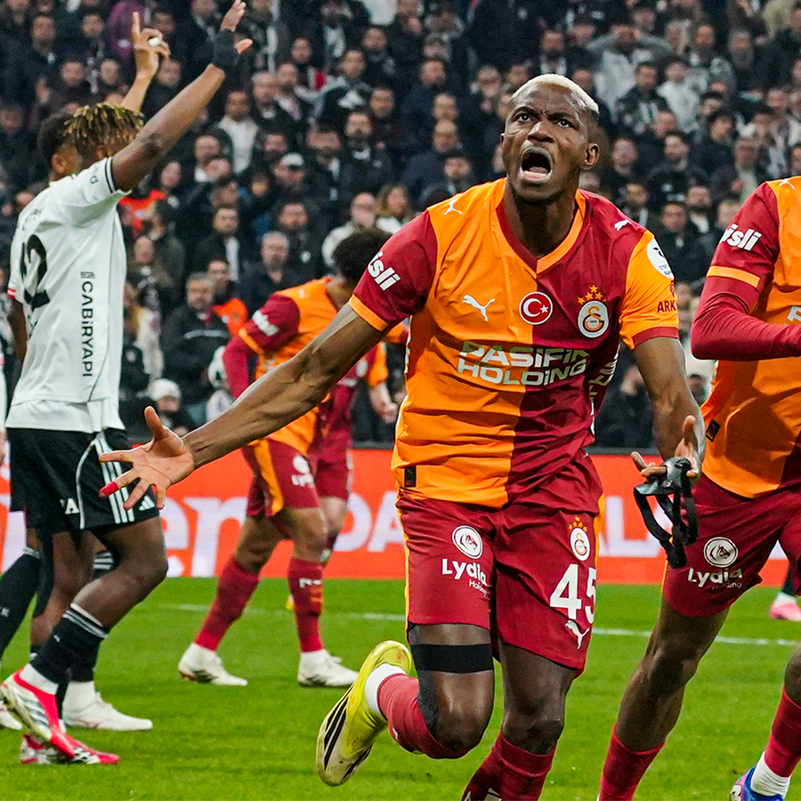 Galatasaray Osimhen'in golüyle deplasmanda Beşiktaş'ı yendi