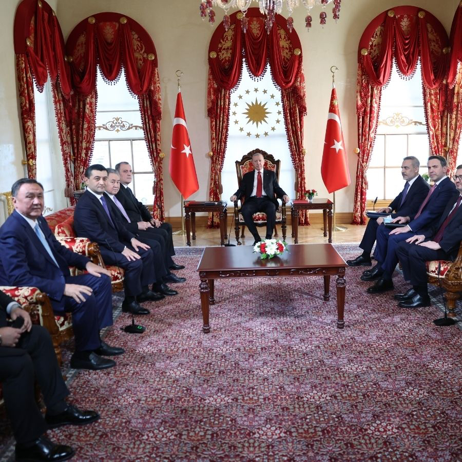 Cumhurbaşkanı Erdoğan, Türk Devletleri Teşkilatı heyetini kabul etti