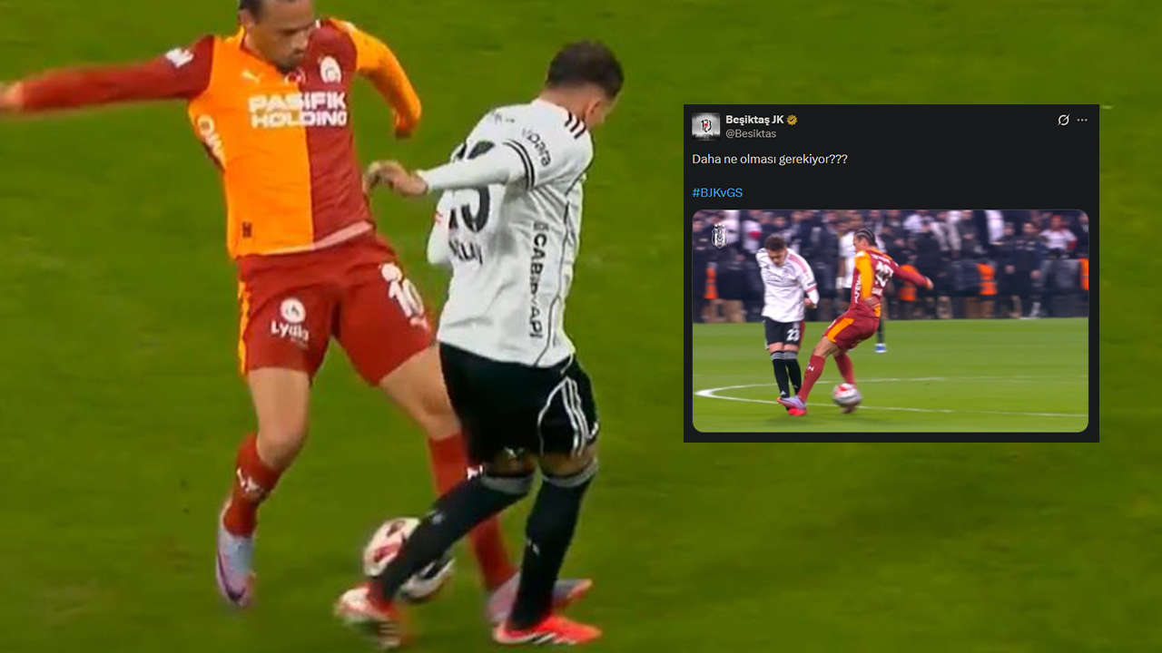 Beşiktaş'tan kırmızı kart tepkisi
