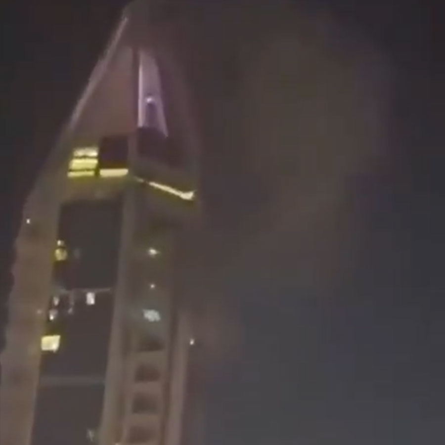 İran, Dubai’daki 23 Marina Tower’ı vurdu!
