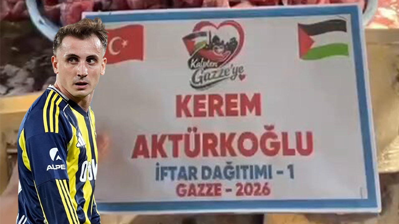Kerem Aktürkoğlu, Gazze'de binlerce kişiye iftar verdi