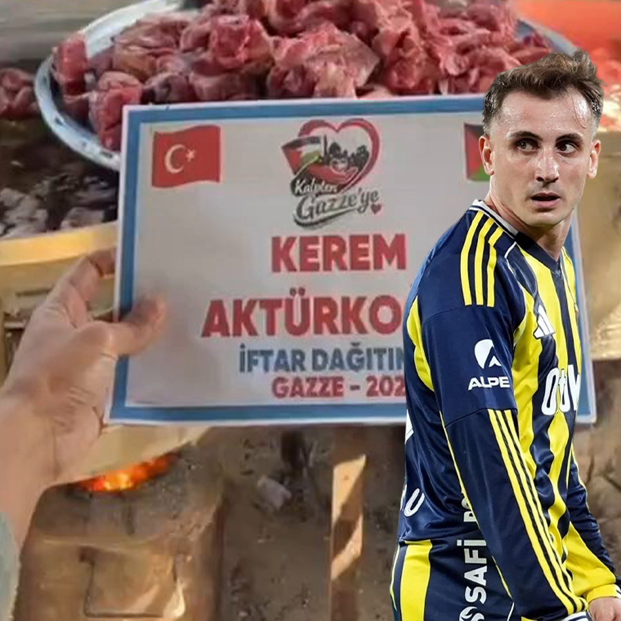 Kerem Aktürkoğlu, Gazze'de binlerce kişiye iftar verdi