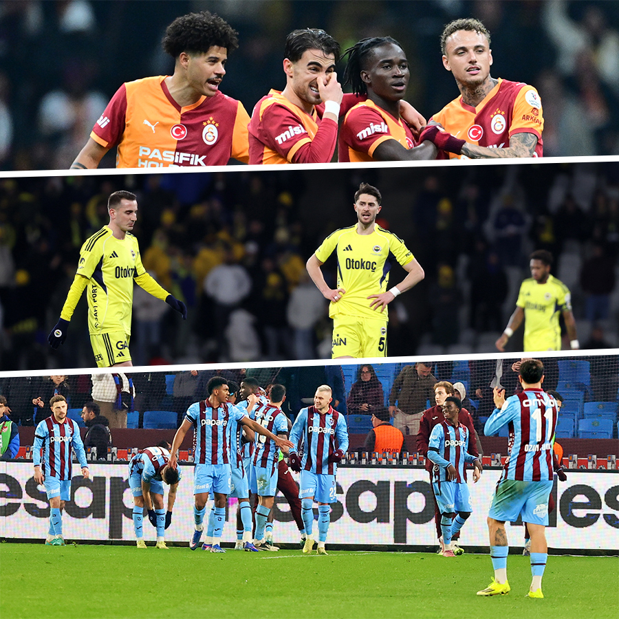 Fenerbahçe, Galatasaray ve Trabzonspor'un kalan maçları