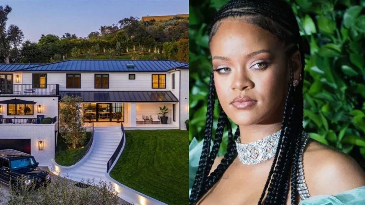 Ünlü pop yıldızı Rihanna'dan korkutan haber! Malikanesine 10 el ateş açıldı...