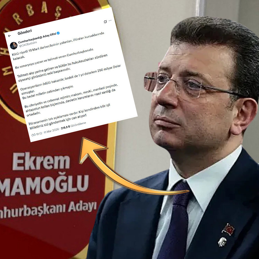 İstanbul Cumhuriyet Başsavcılığı'ndan Ekrem İmamoğlu'nun Cumhurbaşkanlığı Aday Ofisi hesabına soruşturma