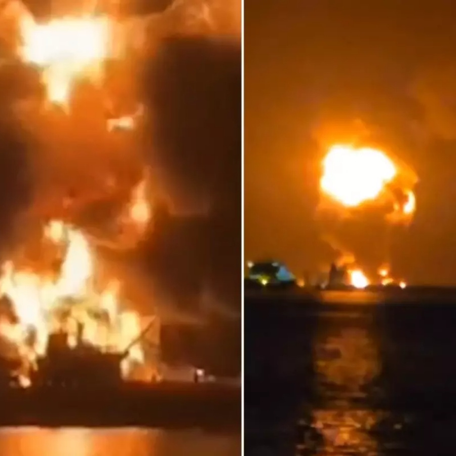 Basra Limanı'nda korkunç saldırı: Petrol tankerleri yandı, limanlar kapatıldı! Dünya alarmda...