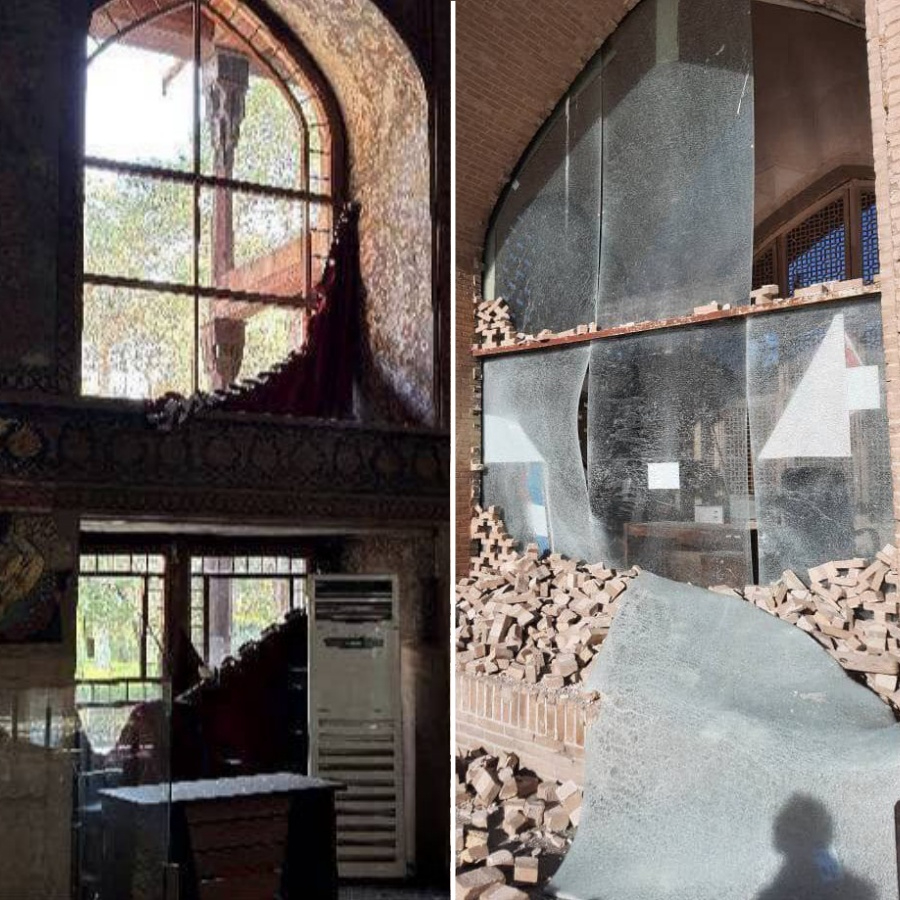 Savaşın yıkıcı yüzü: Ortak kültürümüzün izleri siliniyor! İsfahan'daki tarihi Çehel Sütun Sarayı hedef alındı!