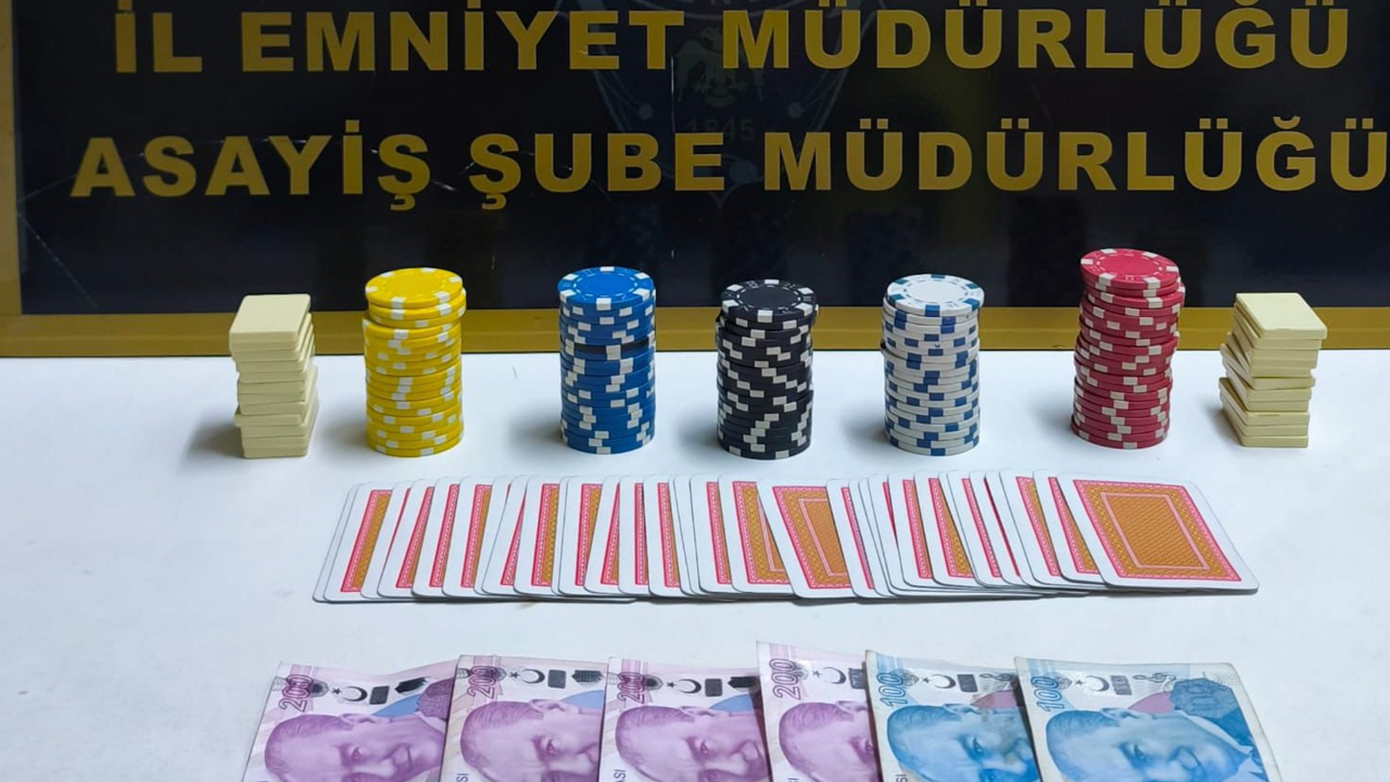 Kırıkkale’de kumar operasyonu: 58 bin 20 lira idari para cezası uygulandı