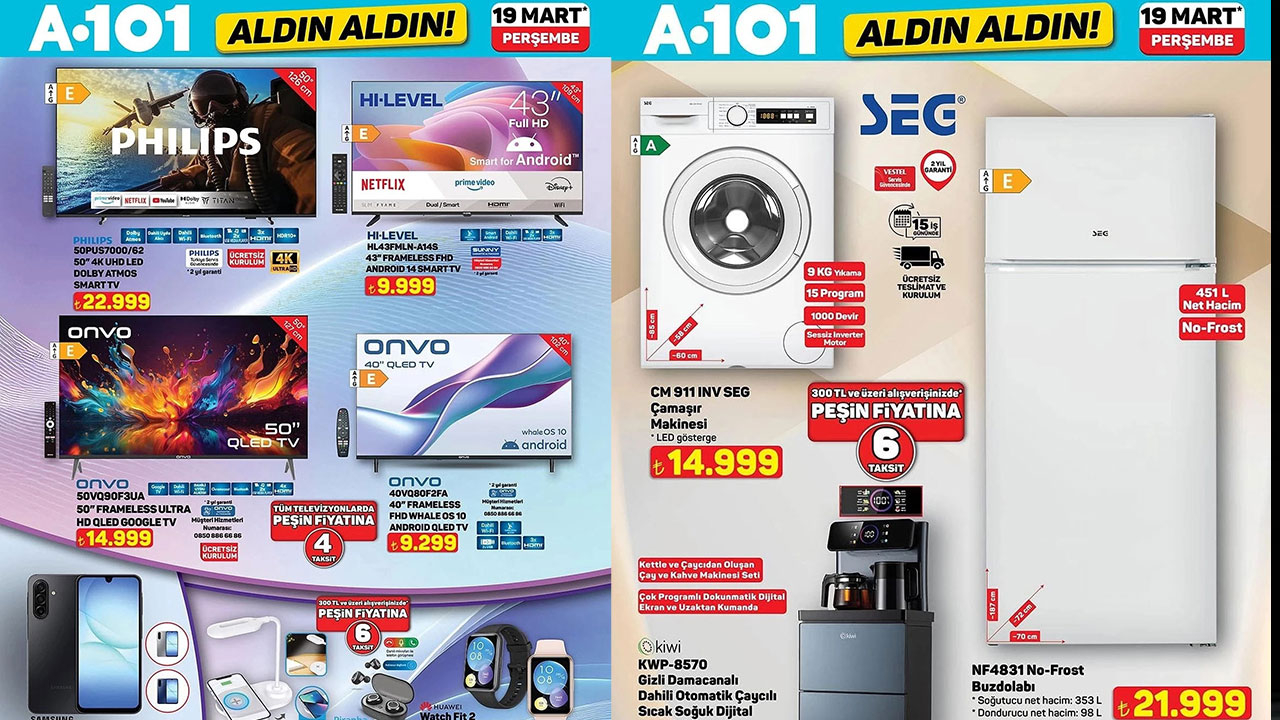 A101 19 Mart 2026 Aktüel Ürünler Kataloğu yayımlandı! A101 19 Mart 2026 Aktüel Ürünler Kataloğunda hangi ürünler var?