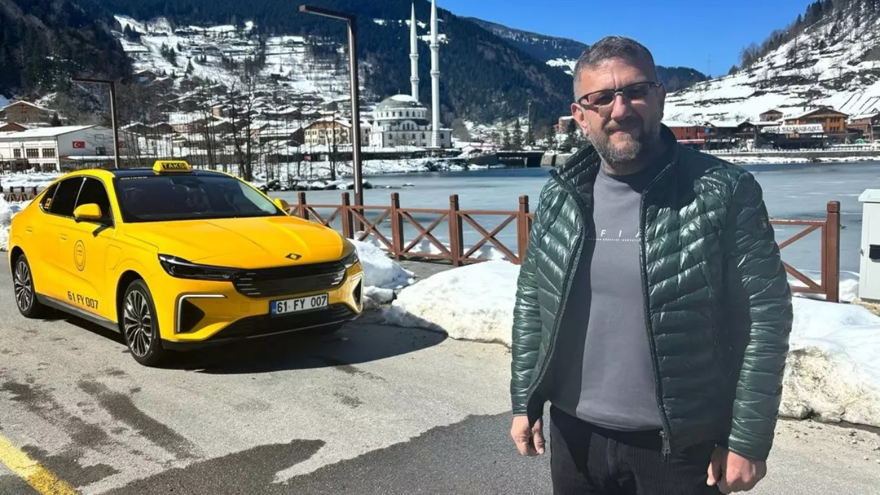 Togg taksi Trabzon'da yollarda..."İlk kez ben yaptım"