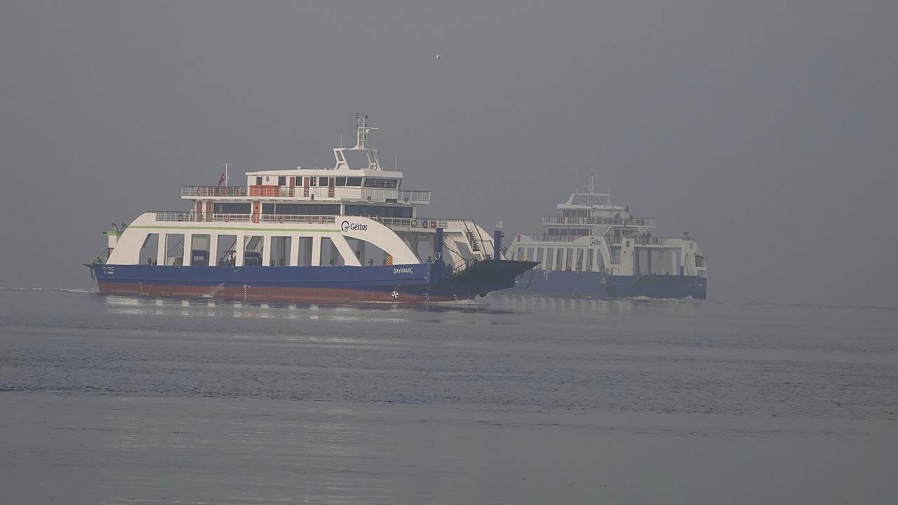 Güney Marmara'da bazı feribot seferleri iptal edildi