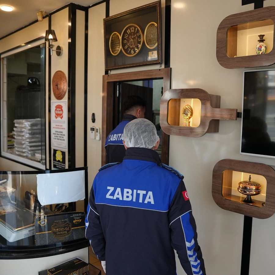 Zabıta’dan bayramlık tatlı denetimi