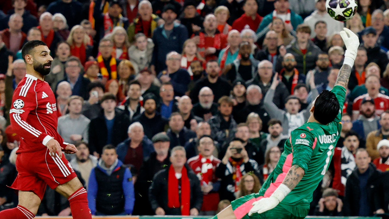 Uğurcan Çakır'dan Liverpool maçında kritik kurtarışlar