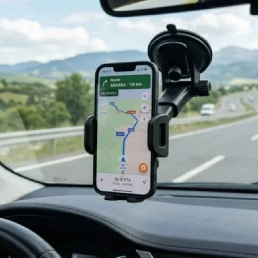 Trafikte yeni yasak: Ön cama telefon takana 21 bin TL ceza! 1 Nisan'da yeni dönem başlıyor