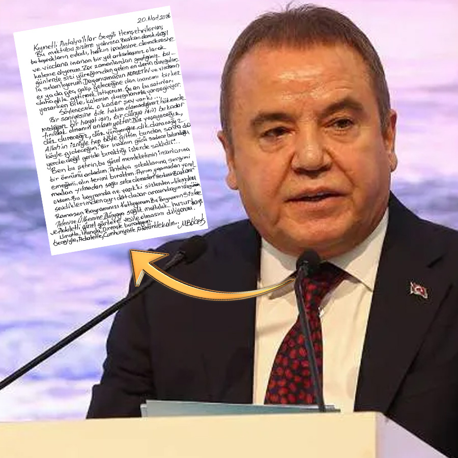 Yolsuzluk suçlamasıyla yargılanan Antalya Büyükşehir Belediye Başkanı Muhittin Böcek'ten ilk açıklama: Mektubunda ne açıkladı?