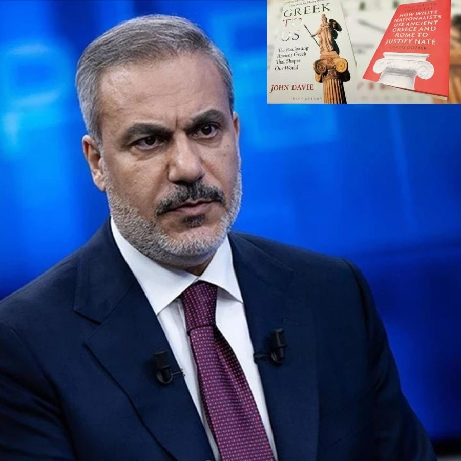 Hakan Fidan Yunan tarihine neden odaklandı? Yanında taşıdığı kitaplar ortaya çıktı