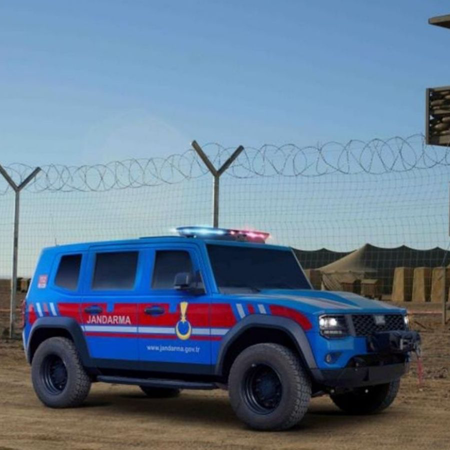 Türkiye’nin ilk yerli ve milli doğuştan zırhlı SUV aracı TULGA 4X4 görevde!