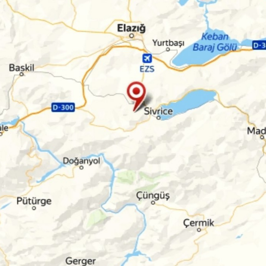 Elazığ'da 4.3 büyüklüğünde deprem!