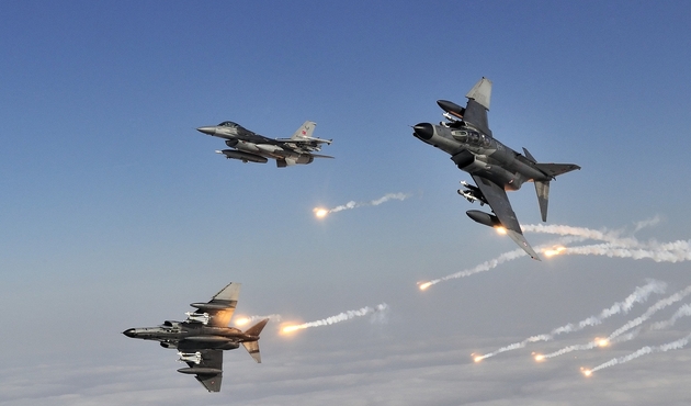 Irak'ın kuzeyine hava harekatı! F-16'lar hepsini öldürdü...