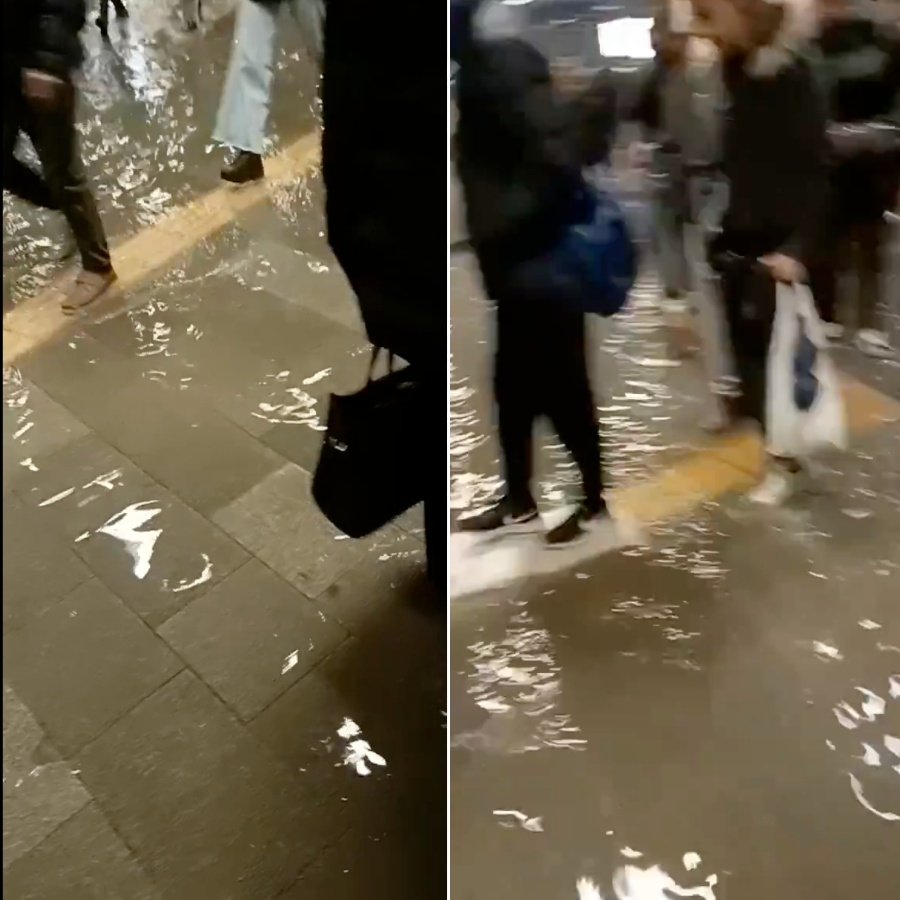 Mecidiyeköy Metrosu sular altında! İstanbullunun çilesi: Yolcular gölün içinde kaldı!