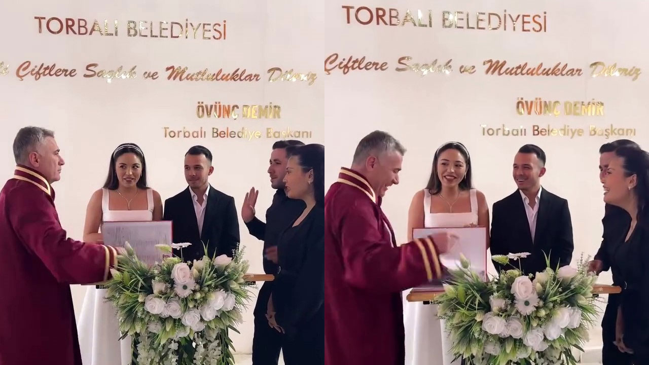 Yer: İzmir... Nikah memuruna şaka yapmak istediler, asıl şakayı memur yaptı