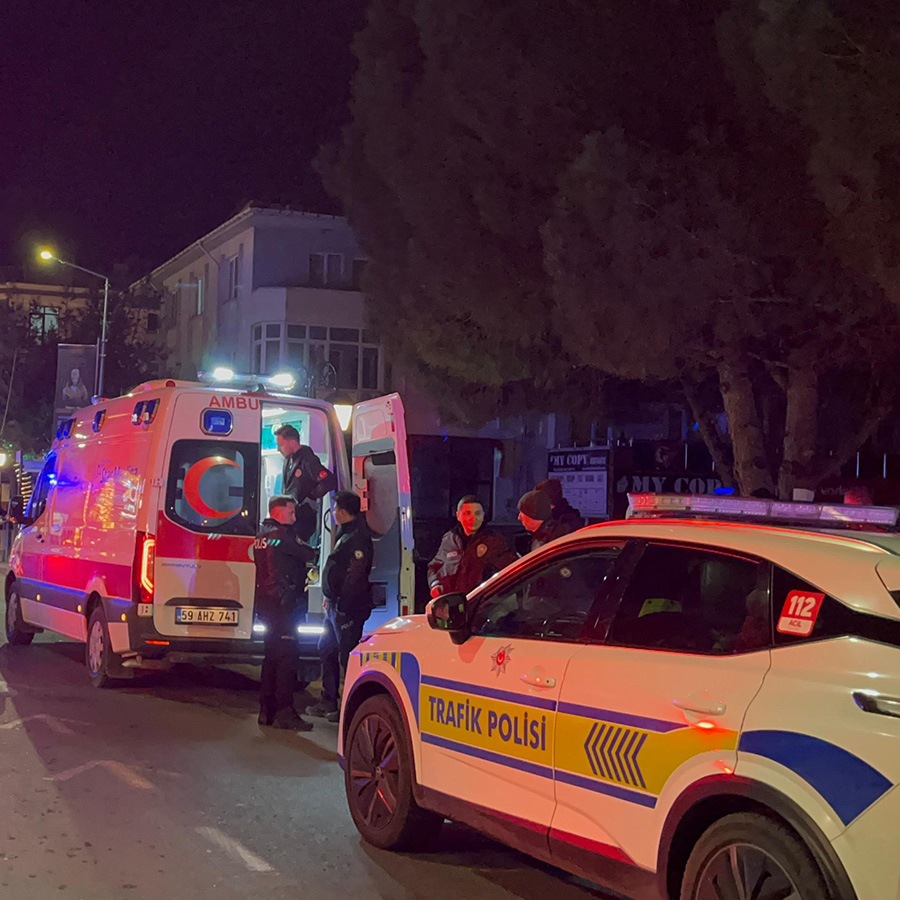 Tekirdağ'da iki motosiklet kafa kafaya çarpıştı: 2 yaralı