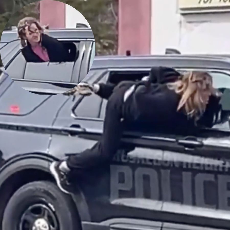 ABD'de film gibi olay: Kelepçeli kadın polis aracının camından kaçtı