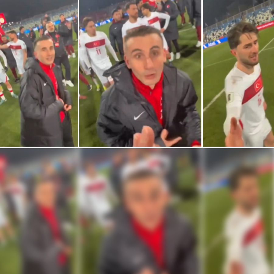 Merih Demiral'ın kamerasından Kosova maç sonu