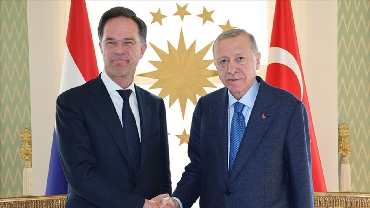 Cumhurbaşkanı Erdoğan Mark Rutte ile görüştü