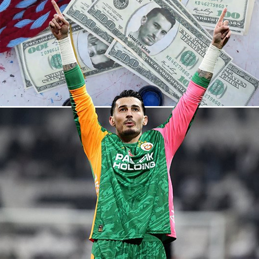 Trabzonspor taraftarı Uğurcan için dolar bastırdı