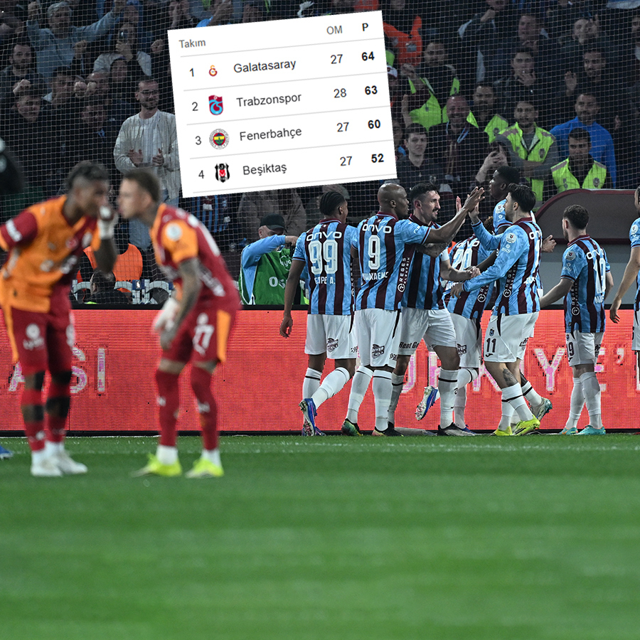 Trabzonspor sahasında Galatasaray'ı yendi