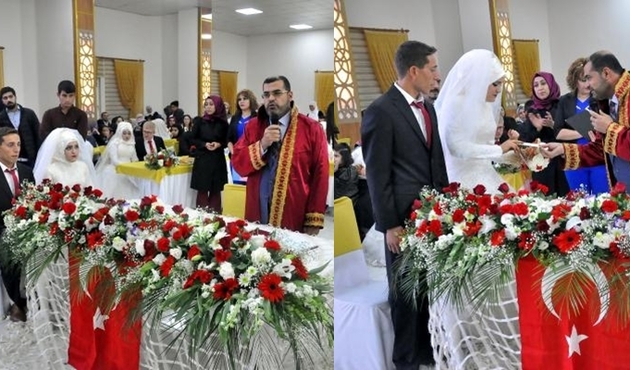 Yasa değişikliğinin ardından ilk kez müftü nikah kıydı...