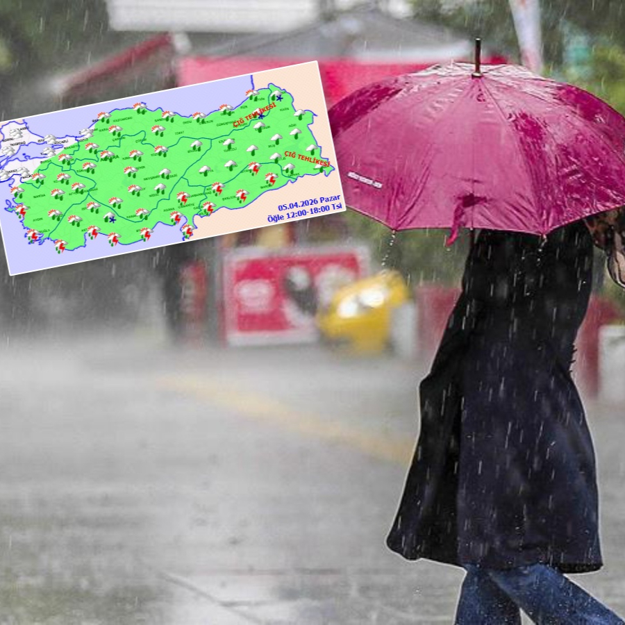 Meteoroloji'den Balkan alarmı: Sağanak yağış ve soğuk geri dönüyor! 8 derecelik sert düşüşe hazır olun!