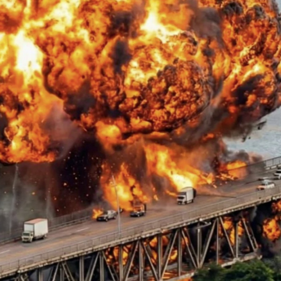 Panama Kanalı'nda cehennemi yaşadılar: Amerika Köprüsü altındaki tankerler bomba gibi patladı!