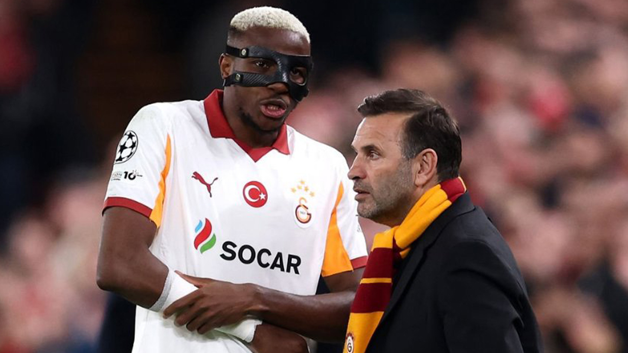 Osimhen F.Bahçe derbisinde oynayacak mı? Okan Buruk açıkladı