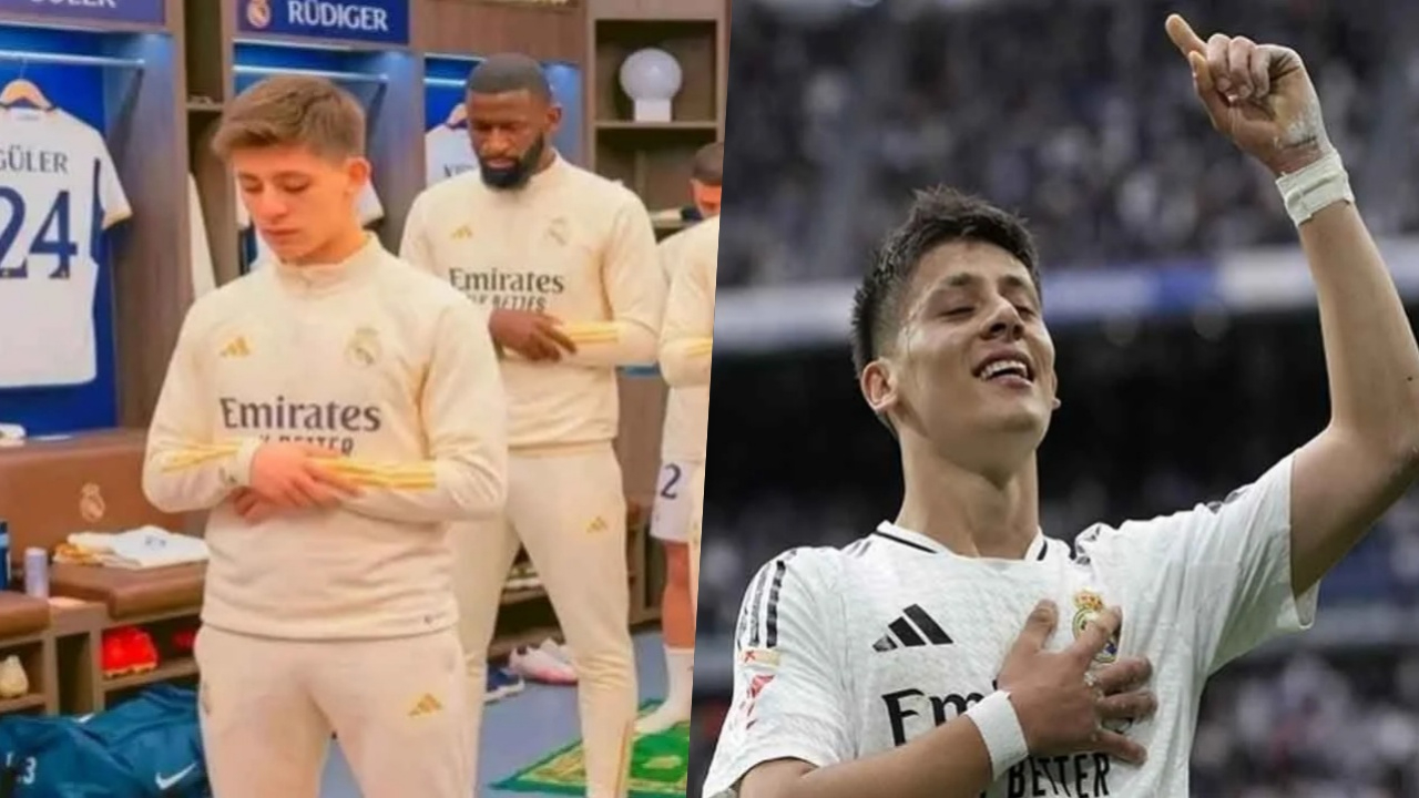 Arda Güler'in Real Madrid'deki müslüman takım arkadaşlarına imamlık yaptığı fotoğraf beğeni yağmuruna tutuldu