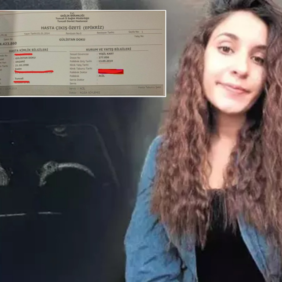 Gülistan Doku'nun hastane kayıtları silinmiş: Hastane başvuru kaydı POLNET ekranında var hastane kayıtlarında yok!