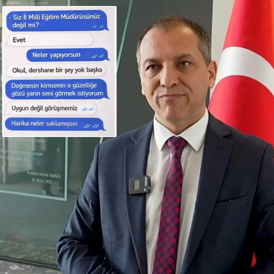 Görevden alınan Kahramanmaraş İl Milli Eğitim Müdürü Erhan Baydur'un öğretmene attığı mesajlar ortaya çıktı: Yakıyorsun, bir daha görsemmm!