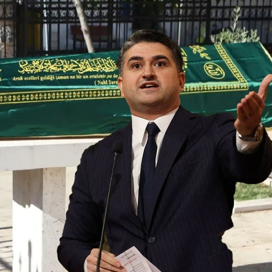 Milyonlarca dolar rüşvet ödemesine rağmen iskanı geciktirilen müteahhit, Onursal Adıgüzel'in katıldığı cenazeyi bastı!