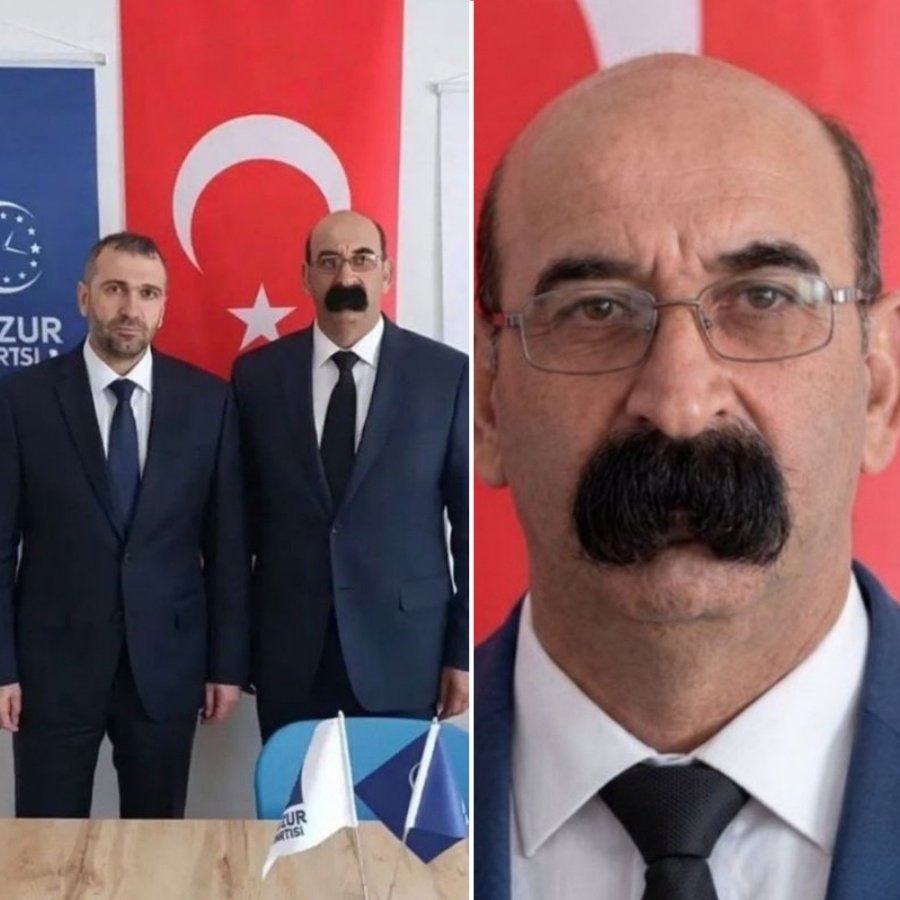 Herkes bu bıyığı konuşuyor: Huzur Partisi İlçe Başkanı Orhan Avcı dünya basınında gündem oldu!