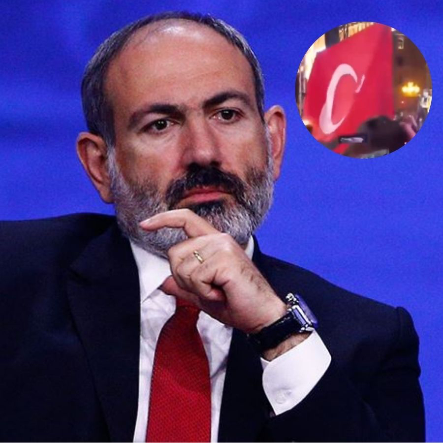 Ermenistan'da Türk bayrağına çirkin saldırı! Paşinyan'dan ilk açıklama: provokasyon dedi