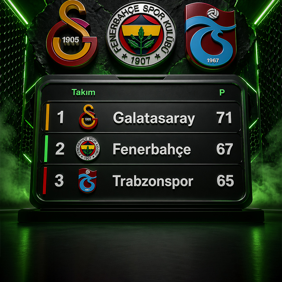 G.Saray, F.Bahçe ve Trabzon'un maçları aynı gün aynı saatte