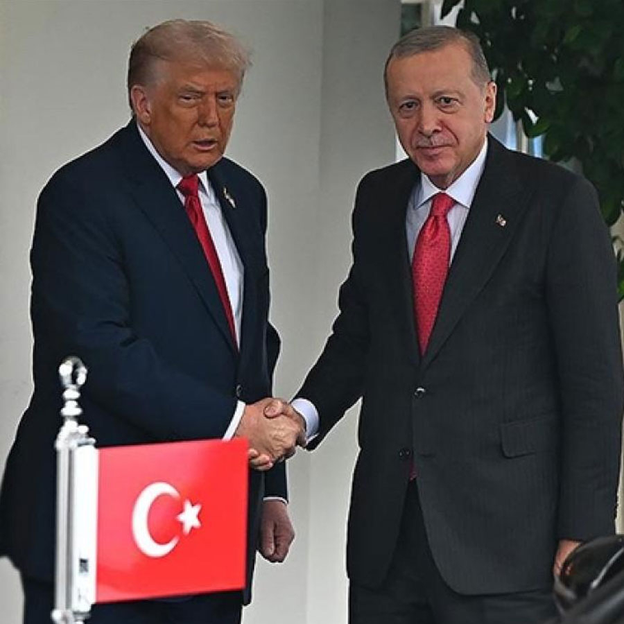 Cumhurbaşkanı Erdoğan ABD Başkanı Trump ile görüştü