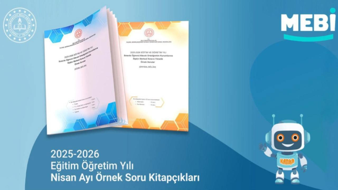 LGS öğrencileri için hazırlanan nisan ayı örnek soruları MEBİ'de yayımlandı