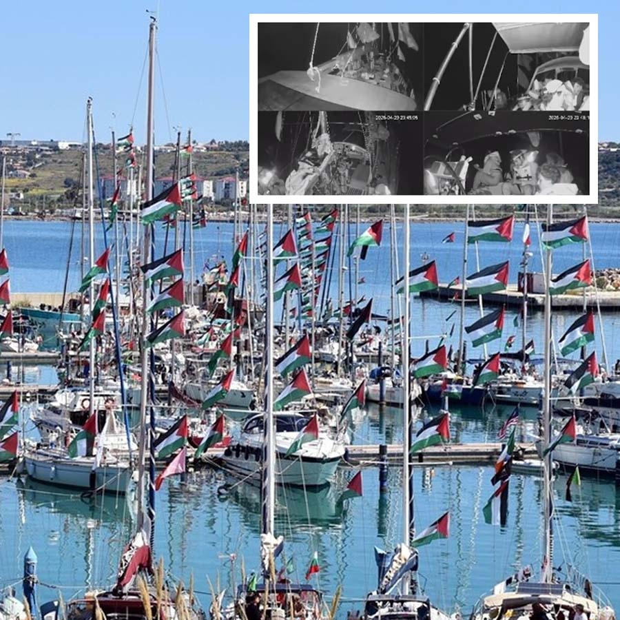 Uluslararası sularda İsrail korsanlığı: Küresel Sumud Filosu'na Girit açıklarında taciz ve müdahale