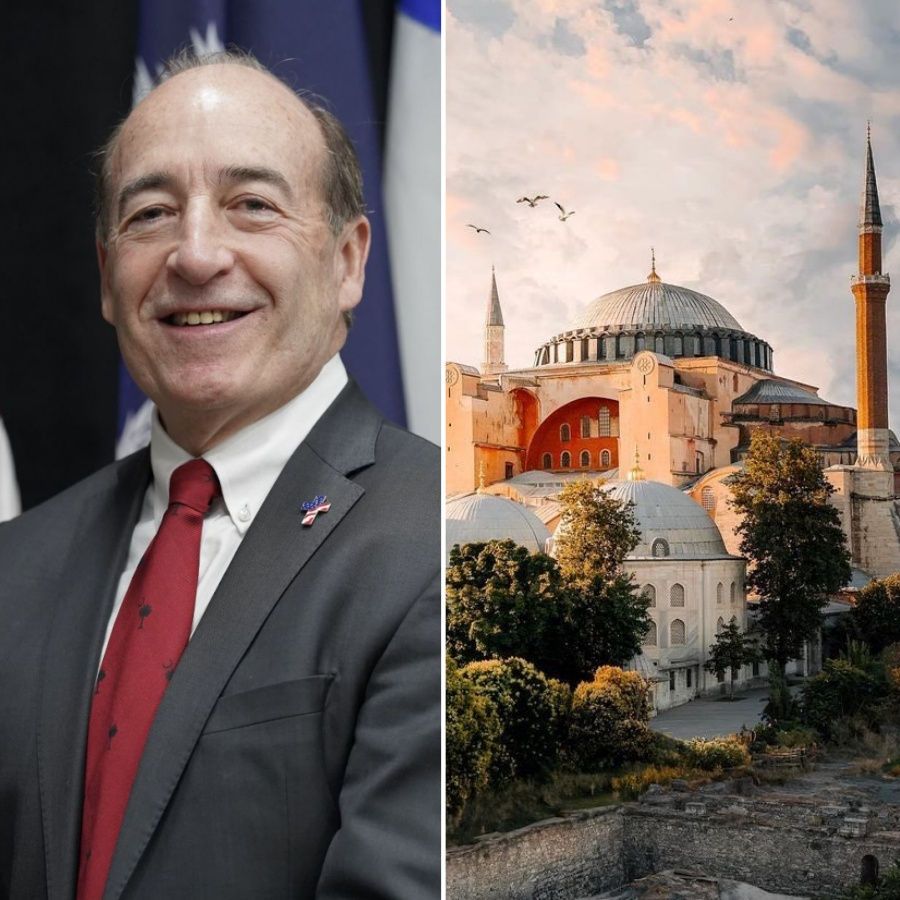 ABD'de seçim malzemesi Ayasofya... Senato adayından skandal şantaj! "Ya kilise olur ya ticaret biter"
