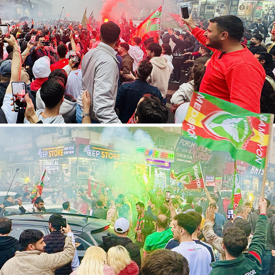 Amedspor Süper Lig'e çıktı, Diyarbakır halkı kutlama için sokaklara indi