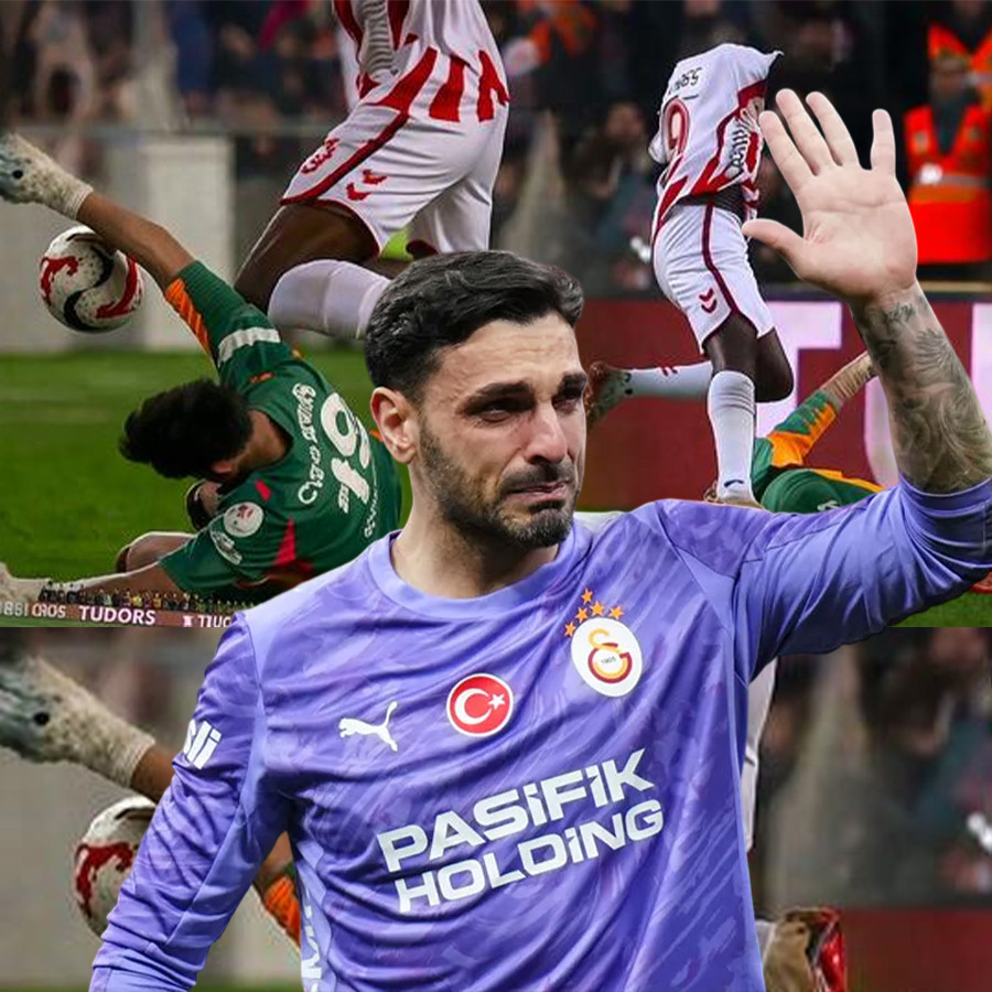Galatasaray'da Günay Güvenç kırmızı kart gördü